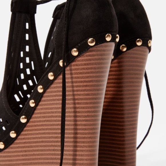 Lucien Platform Platform Heeled Sandals Shoedazzle - Picture 4 of 8